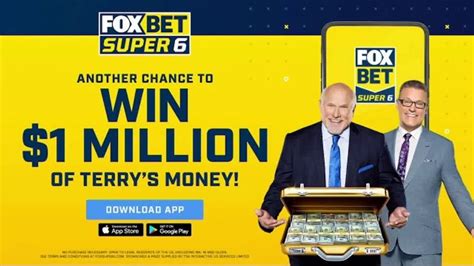 FOX Bet Super 6 App TV commercial - Free Chance to Win $1 Million of Terrys Money Ft. Terry Bradshaw, Howie Long and Charissa Thompson