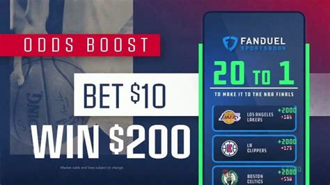 FanDuel Sportsbook TV Spot, 'Odds Boost: 40 to 1: Any Team' created for FanDuel