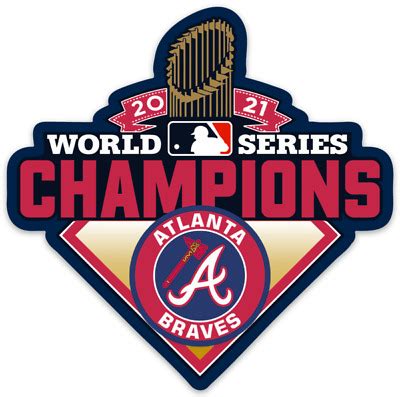 Fanatics.com Atlanta Braves 2021 MLB World Series Champions Logo Baseball with Case commercials