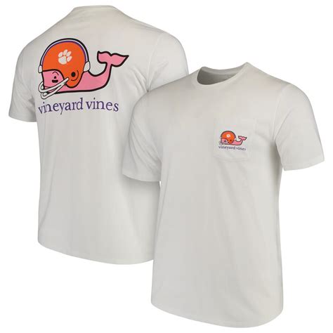 Fanatics.com Clemson Tigers Vineyard Vines Long Sleeve Pocket T-Shirt logo