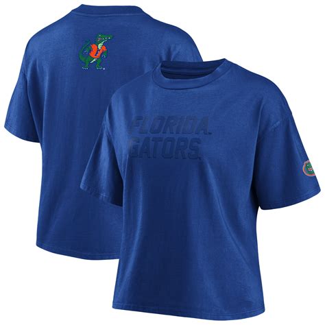 Fanatics.com Florida Gators WEAR by Erin Andrews 3-Hit Cropped Long Sleeve T-Shirt