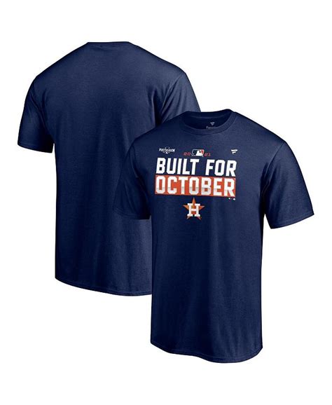 Fanatics.com Houston Astros 2021 Postseason Locker Room Navy T-Shirt