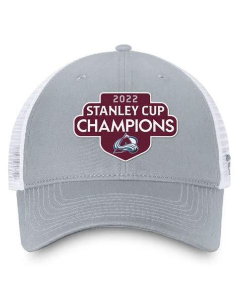 Fanatics.com Mens Colorado Avalanche 2022 Stanley Cup Champions Locker Room T-Shirt logo
