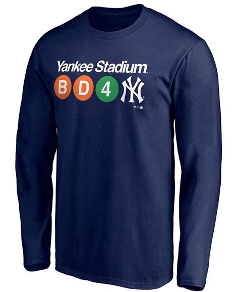 Fanatics.com New York Yankees Hometown Subway Long Sleeve T-Shirt