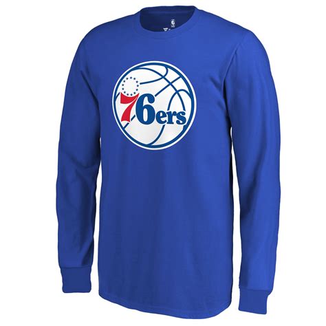 Fanatics.com Philadelphia 76ers Primary Logo Long Sleeve T-Shirt