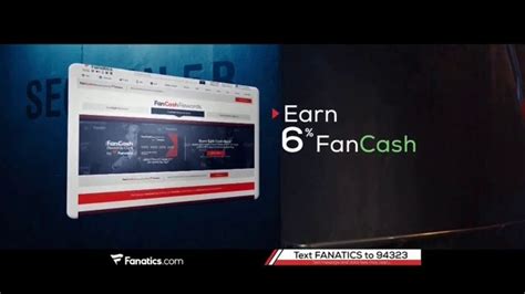 Fanatics.com Rewards Card TV commercial - Earn 6%