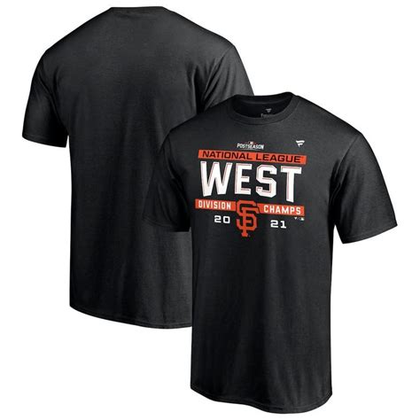 Fanatics.com San Francisco Giants 2021 NL West Division Champions Locker Room T-Shirt