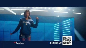 Fanatics.com TV commercial - Bolt 20% Off