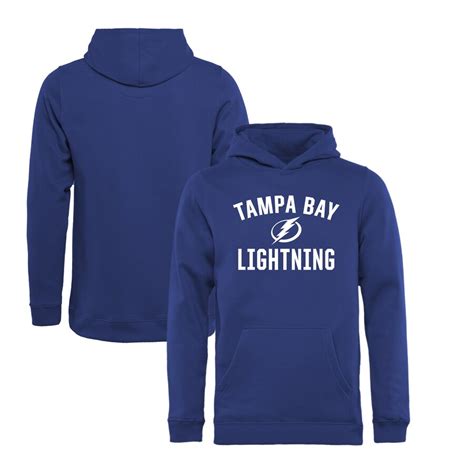 Fanatics.com Tampa Bay Lightning Team Victory Arch Pullover Hoodie logo