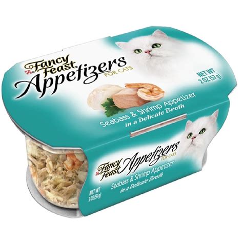 Fancy Feast Appetizers for Cats Seabass and Shrimp logo