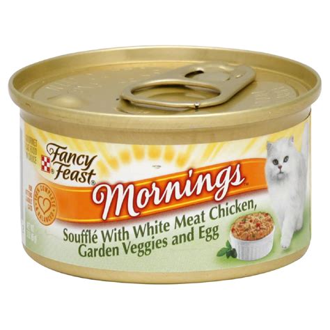 Fancy Feast Mornings Souffle With White Meat Chicken, Garden Veggies and Egg logo
