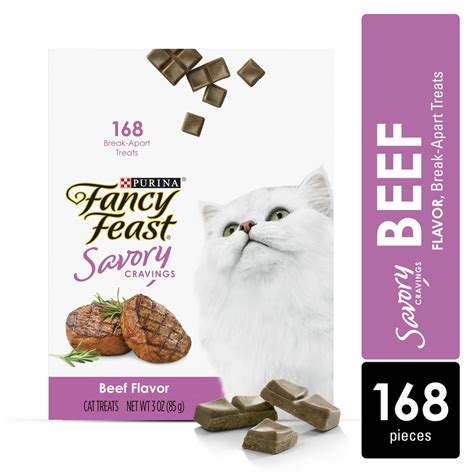 Fancy Feast Savory Cravings Beef & Crab Flavor Cat Treats logo