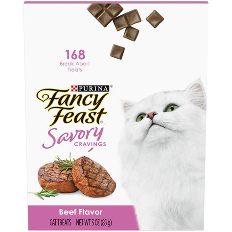 Fancy Feast Savory Cravings Beef Flavor Cat Treats logo