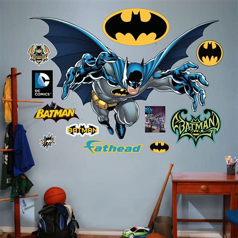 Fathead Batman- Leaping Wall Decal logo