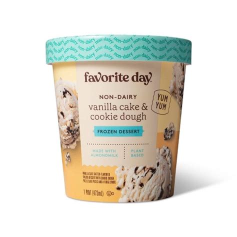 Favorite Day Non-Dairy Plant Based Vanilla Cake & Cookie Dough Frozen Dessert logo