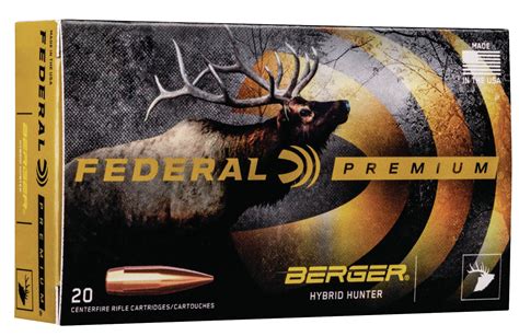Federal Premium Ammunition Berger Hybrid Hunter