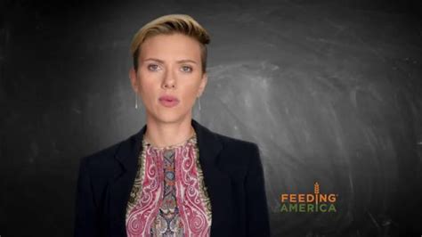 Feeding America TV Spot, 'Child Hunger PSA' Featuring Scarlett Johansson featuring Scarlett Johansson