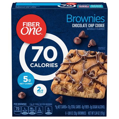Fiber One 90 Calorie Brownies Chocolate Chip