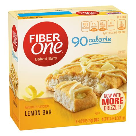 Fiber One 90 Calorie Lemon Bar commercials