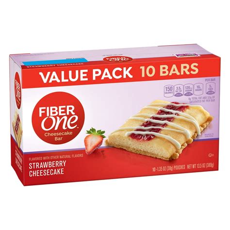 Fiber One Cheesecake Bars Strawberry logo
