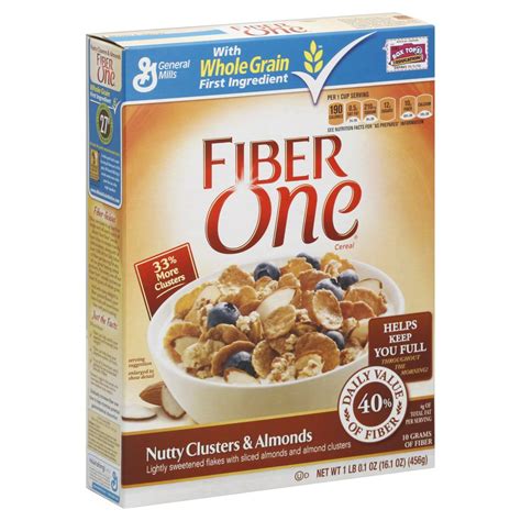 Fiber One Nutty Clusters And Almonds logo
