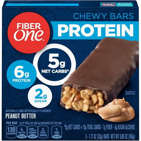 Fiber One Protein One Peanut Butter Chocolate Protein Bars