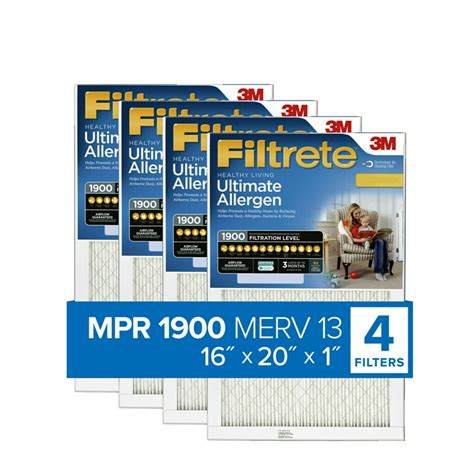 Filtrete 1500 Ultimate Allergen Healthy Living Filter