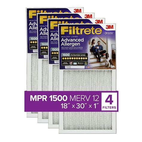 Filtrete 1500 Ultra Allergen Healthy Living Filter