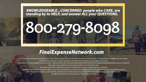 Final Expense Network TV commercial - Funeral Costs