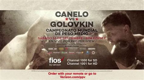 Fios by Verizon Pay-Per-View TV Spot, 'Canelo vs. Golovkin'