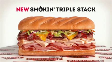 Firehouse Subs Smokin' Triple Stack commercials