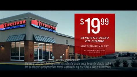 Firestone Complete Auto Care Synthetic Blend Oil Change commercials
