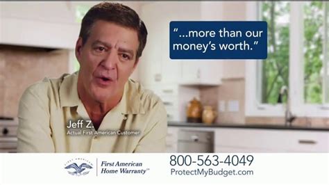 First American Home Warranty TV commercial - Just Call: Plans Starting at $40