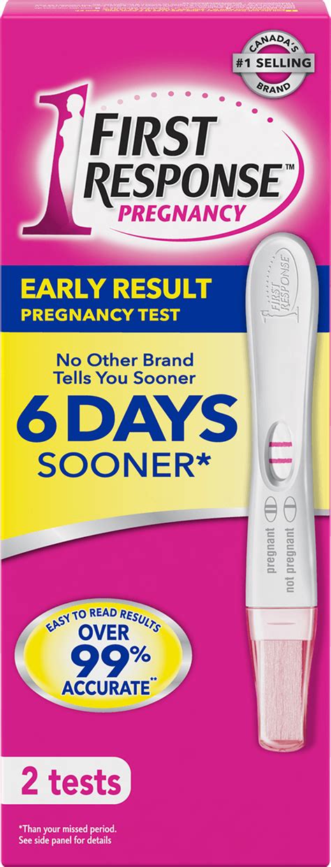 First Response Early Result Pregnancy Test commercials