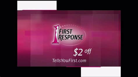 First Response TV Spot, 'Imagine' featuring Amy Raudenbush
