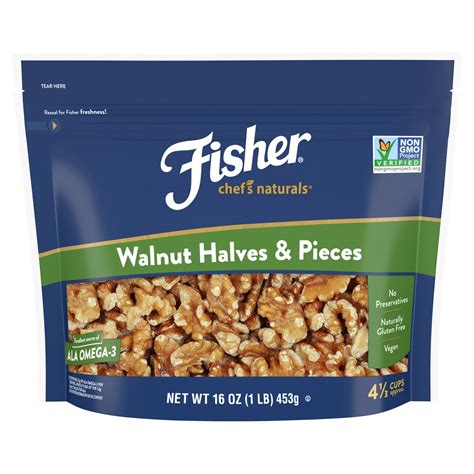Fisher Nuts Walnut Halves & Pieces commercials