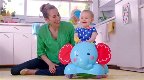 Fisher Price Bounce, Stride & Ride Elephant TV Spot, 'Baby to Play' featuring Tania Possick