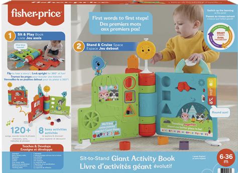 Fisher-Price Sit-to-Stand Giant Activity Book TV Spot, 'A New Book'