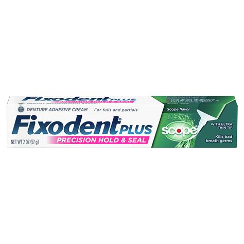 Fixodent Plus Superior Hold With Scope logo