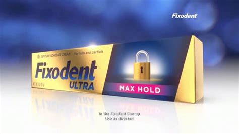 Fixodent Ultra Max Hold TV Spot, 'Lock Your Dentures'