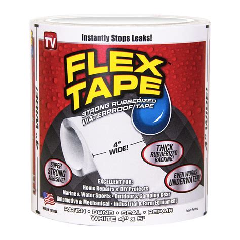 Flex Seal Flex Tape White logo
