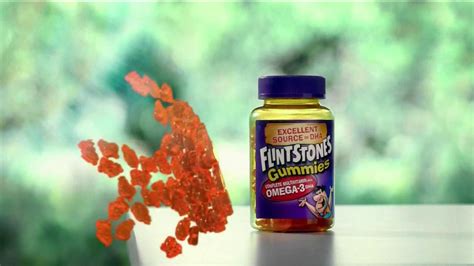 Flintstones Gummies Omega-3 DHA TV commercial