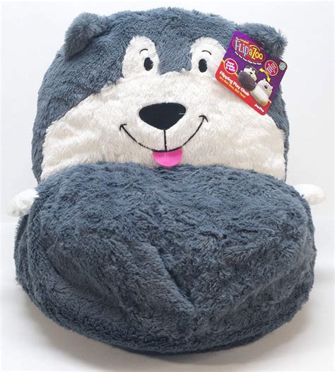 FlipaZoo Bean Bag Chair Polar Bear + Husky