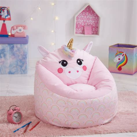 FlipaZoo Bean Bag Chair Unicorn + Dragon