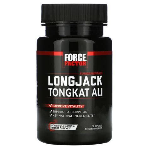 Force Factor Longjack Tongkat Ali Capsules logo
