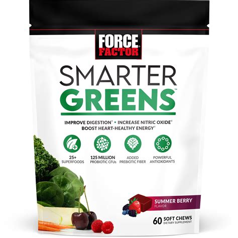 Force Factor Smarter Greens Soft Chews