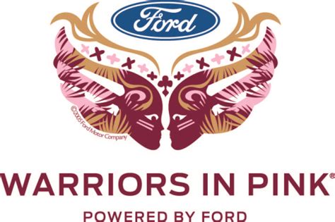 Ford Warriors in Pink Halo of Strength Hoodie logo