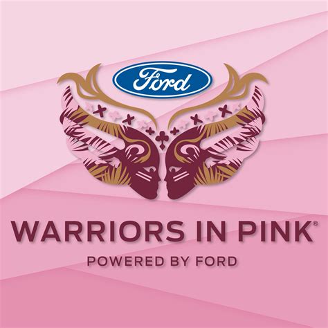 Ford Warriors in Pink Warrior Love Hoodie logo