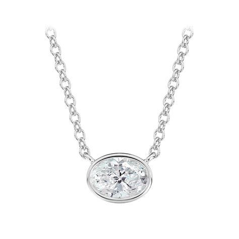 Forevermark Tribute Collection Oval Diamond Necklace