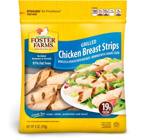 Foster Farms Chicken Breast Grilled Strips